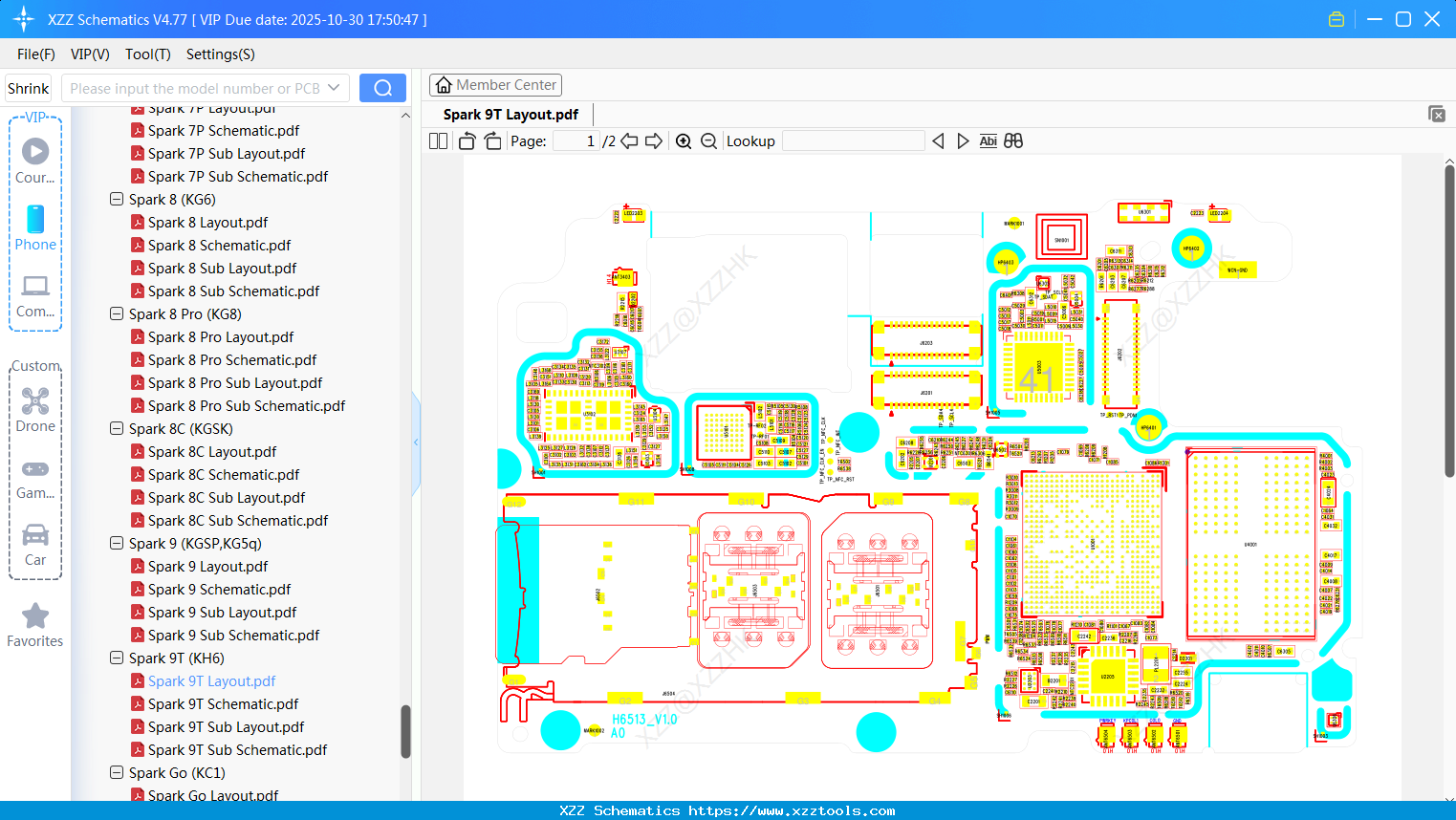 Tecno Spark 9T Layout